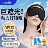 兴福堂遮光眼罩睡觉专用睡眠眼罩不压眼舒适学生午睡神器透气出差旅行