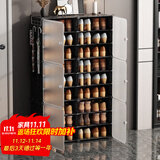 安尔雅 简易鞋柜经济型简约防尘小鞋架子多层组装塑料收纳柜玄关柜