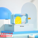 佑游游泳包干湿分离防水洗漱包沙滩便携运动洗澡收纳包91317 蓝色小号