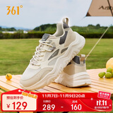 361°运动鞋男秋冬季网面厚底增高休闲通勤老爹跑步鞋子男672426763F-1