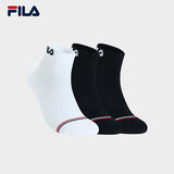 FILA 斐乐官方男袜低腰袜套装运动休闲短袜子三双装