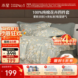 水星家纺四件套床上纯棉100%a类全棉透气被套床单宿舍单人1.2m床序枝
