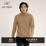 ARC'TERYX始祖鸟 KYANITE LIGHTWEIGHT JACKET 舒适 男子 抓绒衫 CANVAS/砂陶棕 S