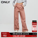 ONLY秋冬休闲潮酷高腰阔腿工装裤休闲裤女|123414005 C18 廖木粉色WOODROSE 165/68A/MR