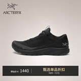 ARC'TERYX始祖鸟 AERIOS FL GTX 覆盖防水 男子 徒步鞋 BLACK/PILOT/黑色/航空灰 7.5