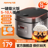 九阳（Joyoung）电饭煲家用5L大容量微压电饭锅多功能智能预约大功率土灶原釜球胆内胆柴火饭蒸饭锅4-5-8-10人 50FZ821【升级球胆大容量柴火饭】 5L