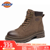 Dickies男士马丁靴高帮时尚男靴工装靴情侣靴男 咖色 41-男款