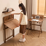 zhuting儿童学习桌书桌椅套装学生专用折叠写字课桌可升降卧室床边电脑桌 折叠学习桌【大号】