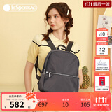 LeSportsac乐播诗新款包包女包时尚通勤电脑背包双肩包书包 冷灰色