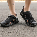卡骆驰（crocs）男运动凉鞋 激浪酷网轻便透气舒适休闲鞋 205289-001 M10