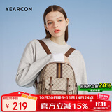 意尔康户外双肩包大容量背包开学书包洋气复古旅行背包送女友女士双肩包