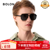 暴龙眼镜25新款偏光飞行方框太阳镜开车驾驶墨镜男BL8127 C10