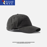 啄木鸟小头围帽子男纯色百搭棒球帽小头鸭舌帽小号小码遮阳软顶防晒帽子 灰色 S 小头围(52-55c)