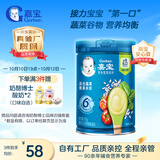 嘉宝（GERBER）混合蔬菜营养谷物高铁米粉加锌益生菌 宝宝辅食米糊250g 6月龄+