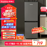 荣事达（Royalstar）200升小冰箱小型家用出租房办公室宿舍双开门两门双门二门电冰箱节能省电低音钛深灰R200