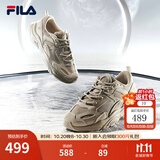 斐乐（FILA）跑步鞋老爹鞋男子跑步鞋MARSⅡ火星二代情侣款复古运动鞋休闲鞋 驼丝锦-DO-F12M131116F 39