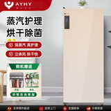 AYHY 家用智能双开门镜面蒸汽衣物护理机衣柜式烘干机暖风干衣机衣服除味塑形紫外线负离子杀菌消毒 新立体风-香槟金-【蒸汽护理+烘干除菌】- 530L 单门款