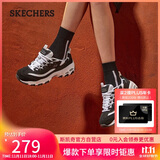 斯凯奇（Skechers）女鞋秋季厚底老爹鞋百搭熊猫鞋软底舒适外穿休闲运动鞋11959