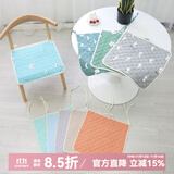 钟爱一生全棉椅垫坐垫办公室椅子垫四季座椅垫凳子垫家用餐椅坐垫纯棉屁垫 四季布艺坐垫【款式随机】1件装 椅子垫