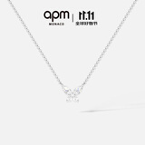 APM Monaco蝴蝶项链银白色项链毛衣链奢华  生日送女友闺蜜 情侣礼物 蝴蝶项链(咨询客服享100元E卡)