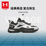 安德玛（Under Armour）童鞋男女大童运动鞋束带老爹鞋厚底舒软缓震儿童小白鞋2441302