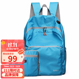 高尔夫（GOLF）双肩包男女可折叠电脑背包书包14英寸轻便户外旅行包旅游运动登山