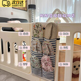 OLOEY爬爬垫拖鞋大人爬行垫拖鞋家居室内布底软包头拖四季透气静音鞋套 【粉色六兜】爬爬拖鞋专用收纳挂袋 37 -43码可穿【专为宝妈设计】