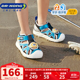 江博士夏季男女童舒适休闲宝宝学步鞋透气幼儿童鞋 潮流百搭儿童凉鞋 蓝/黑 26 脚长约15.8-16.4