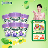 绿箭薄荷糖 脆皮软心糖葡萄薄荷味 80g/瓶*6 清新口气 休闲零食 糖果