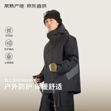 ABOUT MYTH【常熟产地】25新款90绒冲锋衣加厚连帽户外防风秋冬男士羽绒服 经典黑 L 170-175cm/135-150斤