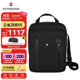 维氏（VICTORINOX）瑞士军刀沃克斯系列13英寸便捷挎包笔记本斜挎背包黑色611473