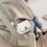 viney牛皮包包女包时尚斜挎包小包轻奢单肩包生日礼物高级感送女友老婆