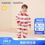巴拉巴拉童装连体衣新生儿2025新款冬装爬服加厚男女婴童衣服208425133202