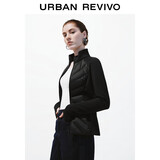 UR2025秋季新款女装休闲简约绗缝收腰羽绒服外套UWM150038