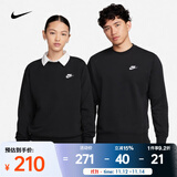 耐克（NIKE）男子法式毛圈圆领上衣 SPORTSWEAR CLUB BV2667-010 2XL