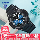 卡西欧（CASIO） 男表女表卡西欧手表男女情侣表学生时尚运动表太阳能双显电子表 MCW-100H-1A2VDF多啦A梦