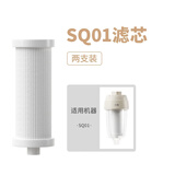 小质花洒滤水器美肤除氯沐浴淋浴前置过滤器家用热水器净化器洗衣机水龙头自来水浴室母婴净水器 滤芯2只装 沐浴过滤系列