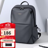 高尔夫（GOLF）双肩包男士大容量背包男防泼水15.6英寸电脑学生书包休闲旅行背包