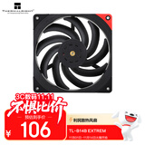Thermalright(利民) TL-B14B EXTREM 14CM 性能级风压扇2000转速PWM 双滚珠轴承 三次元动平衡 