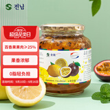 全南柠檬百香果酱1kg 韩国进口 果酱冷热冲饮冲调饮品 中秋礼品