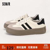 Semir女鞋德训鞋冬季休闲鞋运动鞋板鞋女SFYM233655 白色 39