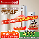 长虹（CHANGHONG）空调4匹熊猫懒新能效省电家电国家补贴220V家用电变频立式空调柜机KFR-100LW/ZDTTW3+R2以旧换新