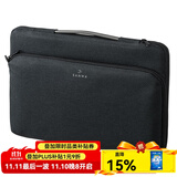 SANWA SUPPLY 苹果电脑包手提 macbookpro内胆包 笔记本包 毛绒内胆专利护角 黑色 14英寸