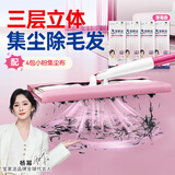 宝家洁平板拖把25.5cm配4包杆长125cm静电拖把XN02静电除尘扫灰神器