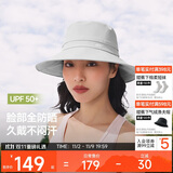 蕉下（beneunder）遮阳帽子女透气渔夫帽防晒帽钓鱼帽防泼水户外AS713浅炭灰
