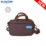 宜丽客（ELECOM） 摄影单反微单相机包单肩包一机一镜多功能旅行帆布手提斜跨off toco 丁香棕-小