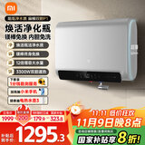 米家小米智能双胆电热水器60升P1 3300W速热超薄扁桶家用大水量美肤洗镁棒免更换国家补贴以旧换新MJ02