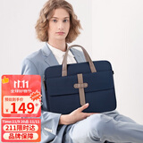 高尔夫（GOLF）电脑包男女15.6英寸苹果笔记本电脑包手提包单肩斜挎包商务出差包