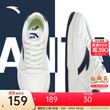 安踏元年丨板鞋男鞋冬季厚底增高休闲鞋百搭小白鞋运动鞋子男休闲板鞋 【元年-新】象牙白/深蓝 42