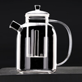 嘉亿元电陶炉玻璃烧水壶煮茶壶单壶耐高温大号加厚大容量煮茶炉套装家用 煮茶壶3000ML